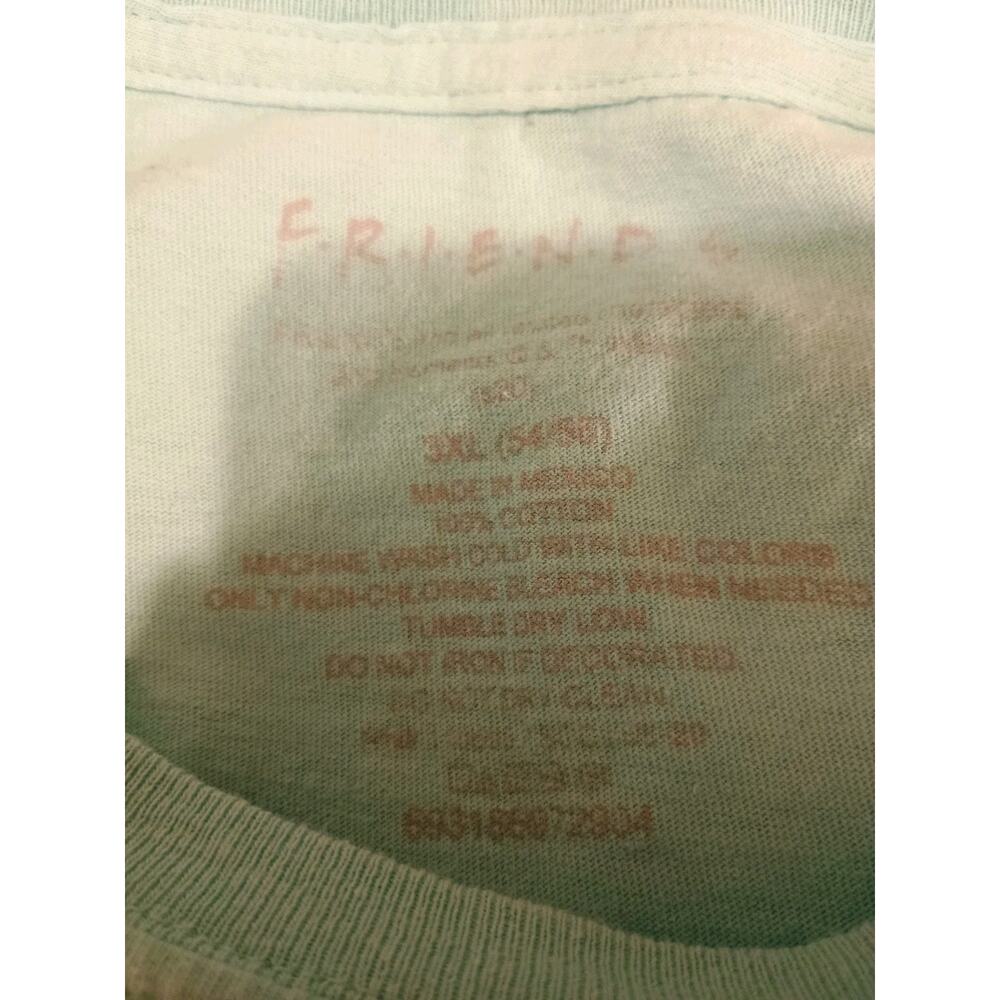 Friends Women's The TV Show Sitcom The Whole Gang T-shirt Green Size 3XL Vintage - Picture 8 of 8